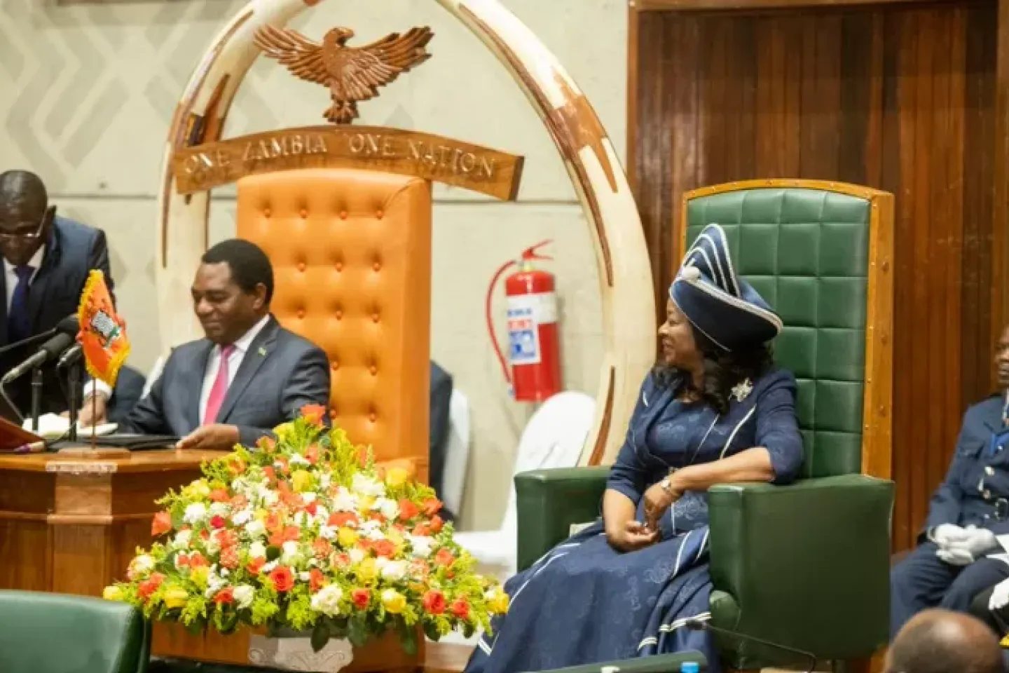 H.E. Hakainde Hichilema, President of Zambia, signs the Children's Code Act